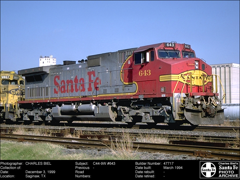 The SANTA FE Photo Archive - C44-9W No.643