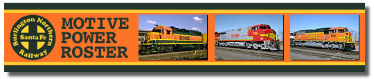 BNSF Motive Power Roster