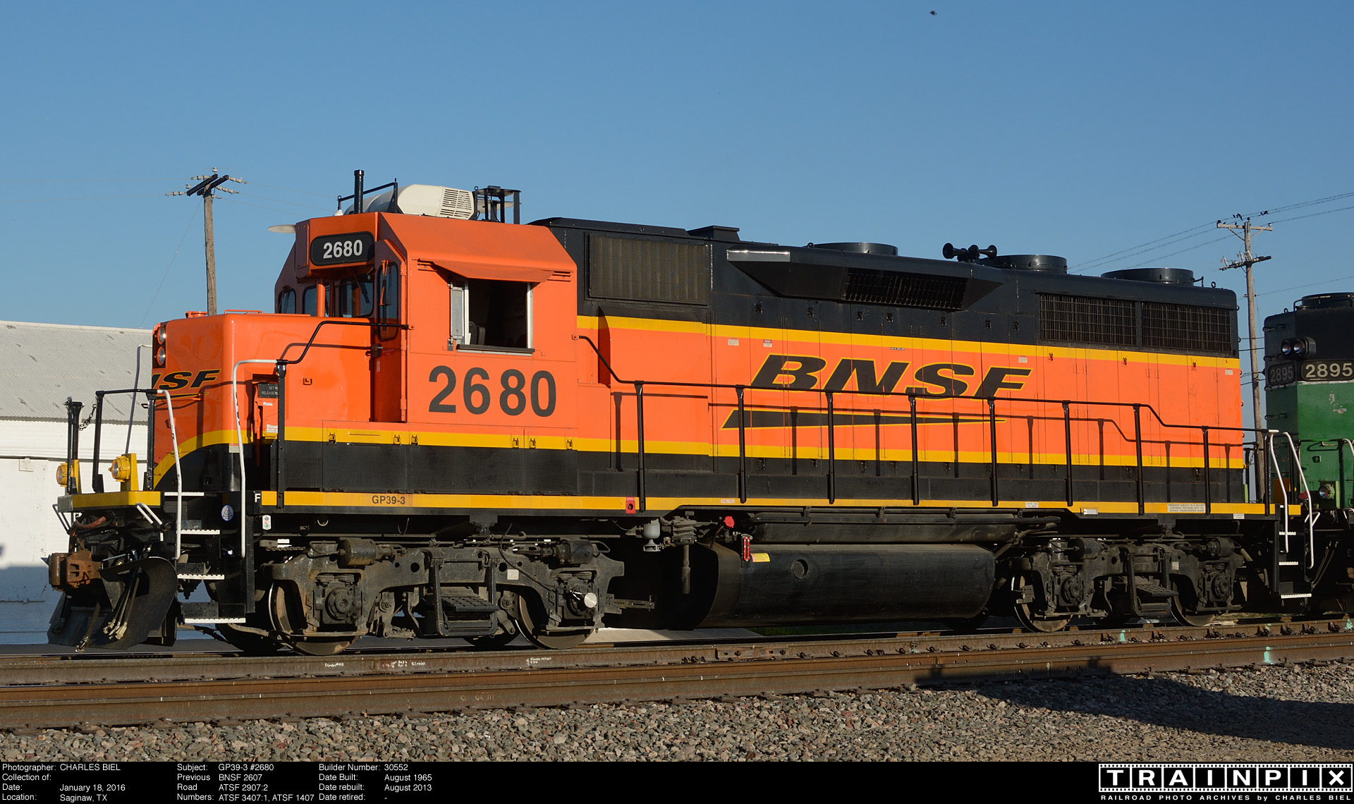 The BNSF Photo Archive - GP39-3 #2680